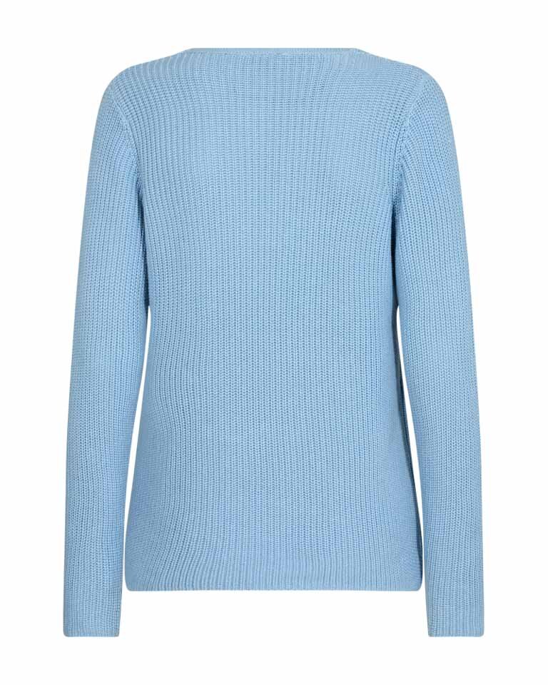 Ellis Long-Sleeved Shirt Chambray Blue Women - Freequent