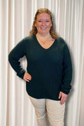 Ellis V-neck Long-sleeve Top Women Ponderosa Pine Freequent