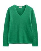 Ellis V-Neck Sweater Women Bright Green Freequent