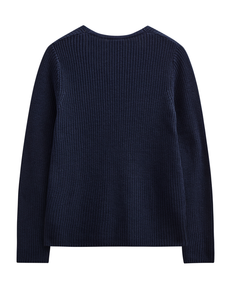 Ellis V-neck Sweater Women Navy Blazer Freequent