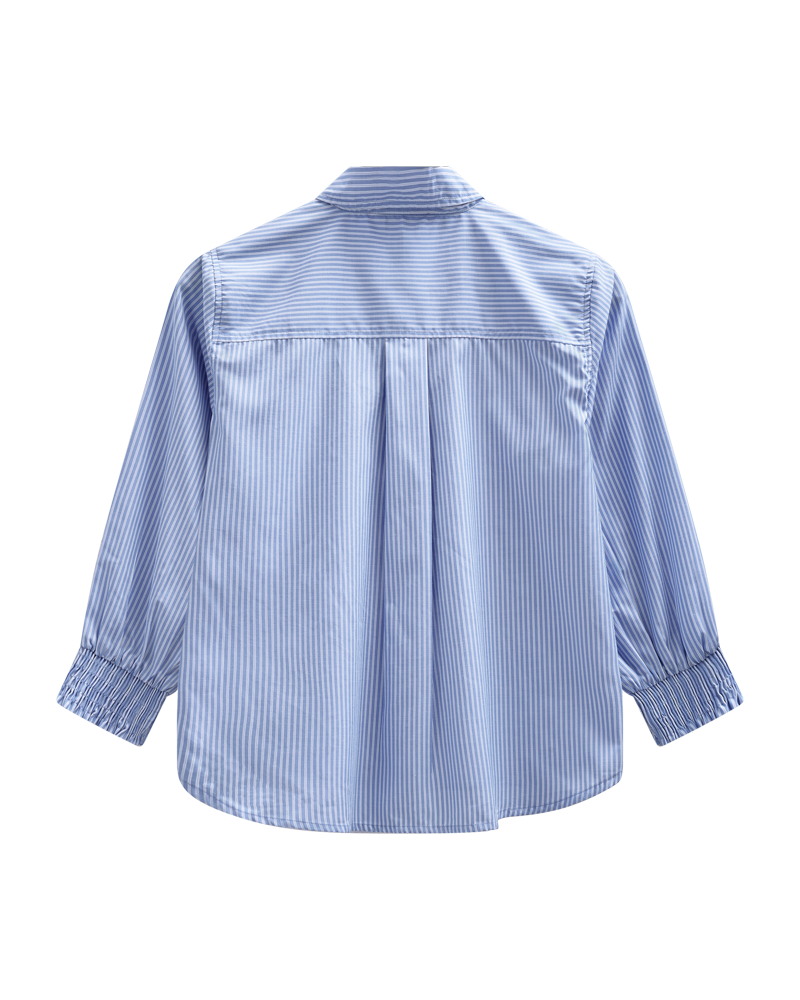 Evalina Skjorta Dam Vista Blue W Star Off-White Freequent