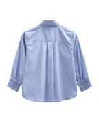Evalina Skjorta Dam Vista Blue W Star Off-White Freequent