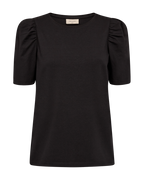 Fenja T-shirt Puff Dam Black Freequent