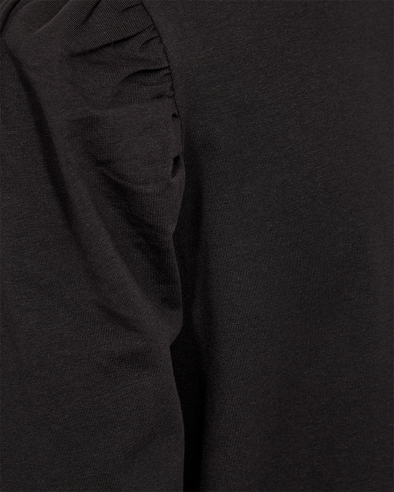 Fenja T-shirt Puff Dam Black Freequent