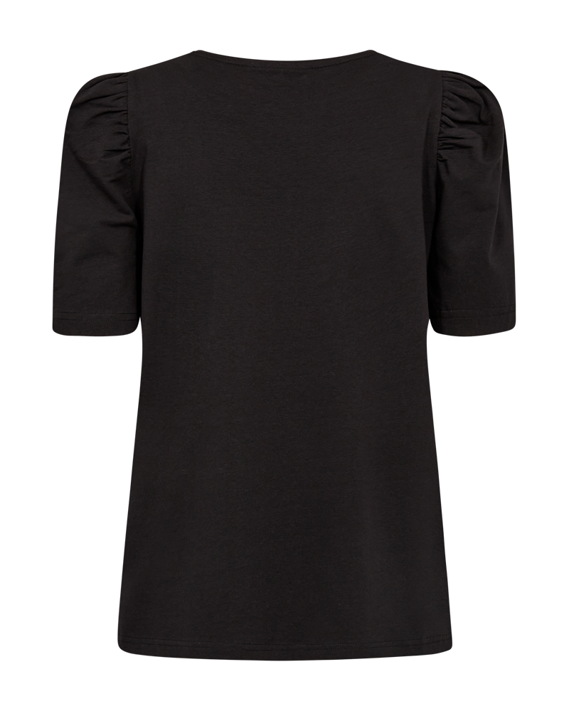 Fenja T-shirt Puff Dam Black Freequent