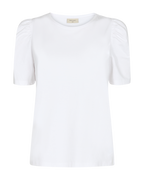 Fenja T-shirt Puff Dam Brilliant White Freequent
