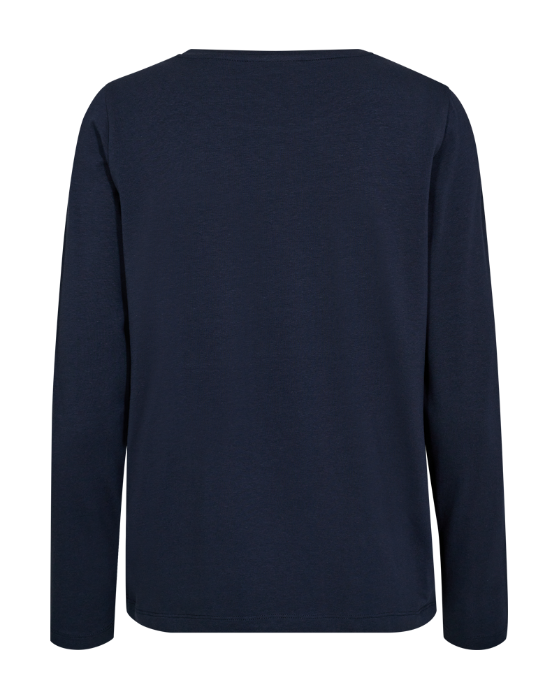 Fenja Tee Långärm Dam Navy Blazer Freequent