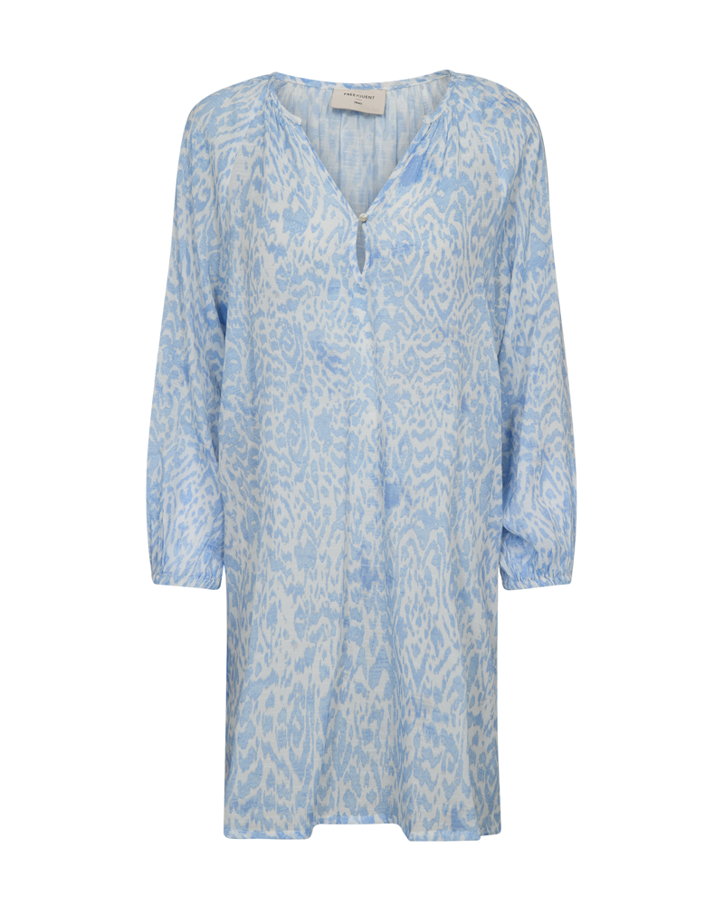 Grace Klänning Dam Star Off White W Chambray Blue Freequent