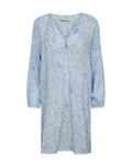 Grace Dress Ladies Star Off White W Chambray Blue Freequent