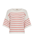Grande Pullover Women Brilliant White W Hot Coral Freequent