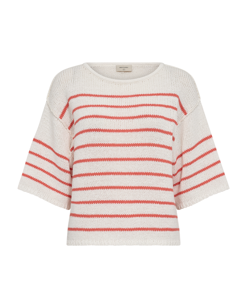 Grande Pullover Women Brilliant White W Hot Coral Freequent