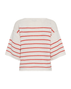 Grande Pullover Women Brilliant White W Hot Coral Freequent