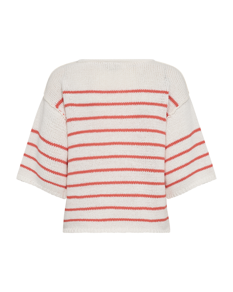 Grande Pullover Women Brilliant White W Hot Coral Freequent