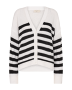 Iben Cardigan Ladies Brilliant with Black Freequent