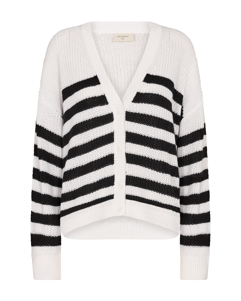 Iben Cardigan Ladies Brilliant with Black Freequent
