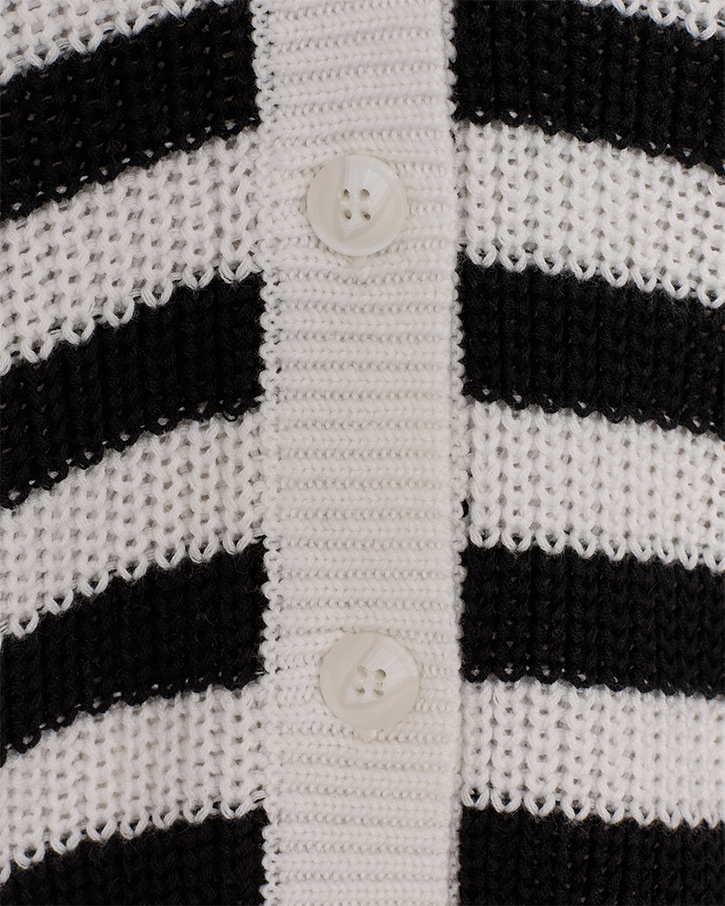 Iben Cardigan Ladies Brilliant with Black Freequent