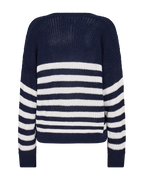 Iben Cardigan Women's Navy Blazer w Black Freequent