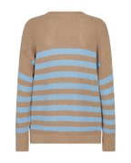 Iben Pullover Dam Desert Taupe w. Chambray Blue Freequent