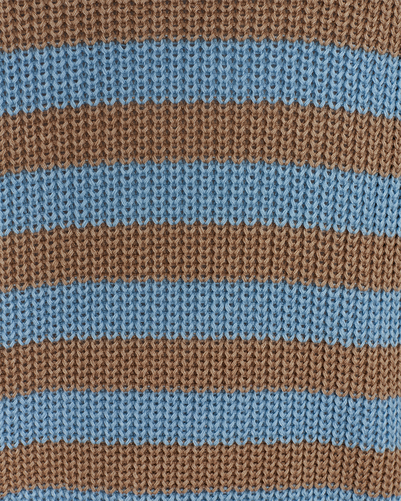 Iben Pullover Dam Desert Taupe w. Chambray Blue Freequent