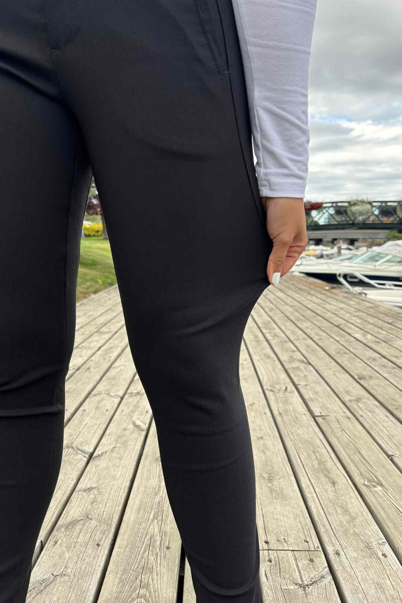 Jenny Stretch Trousers Women Black - Freequent