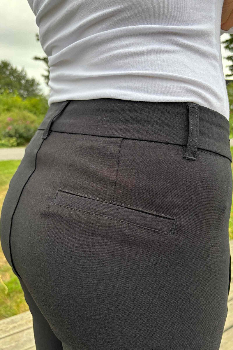 Jenny Stretch Trousers Women Black - Freequent