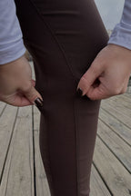Jenny Stretch Trousers Women Coffee Bean Freequent