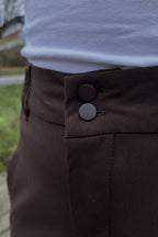 Jenny Stretch Trousers Women Coffee Bean Freequent