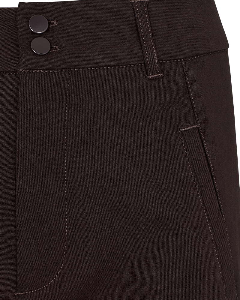 Jenny Stretch Trousers Women Coffee Bean Freequent