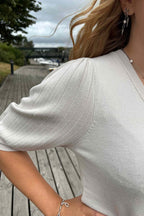 Joel Kortärmad Pullover Dam MoonBeam Freequent