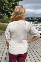 Joel Kortärmad Pullover Dam MoonBeam Freequent