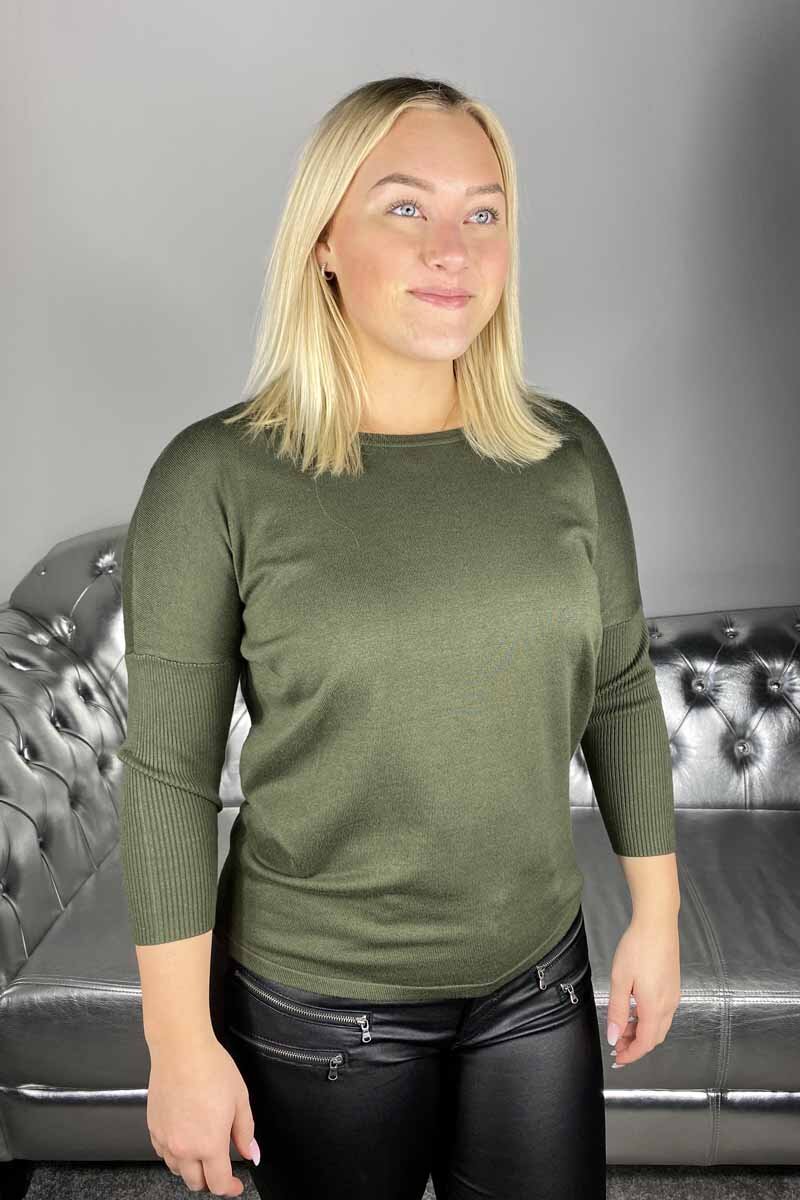 Jone PU Jumper Women Olive Night Freequent