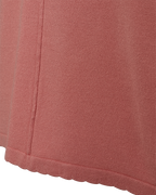 Jone Scallop V-Neck Sweater Women Burnt Coral Freequent
