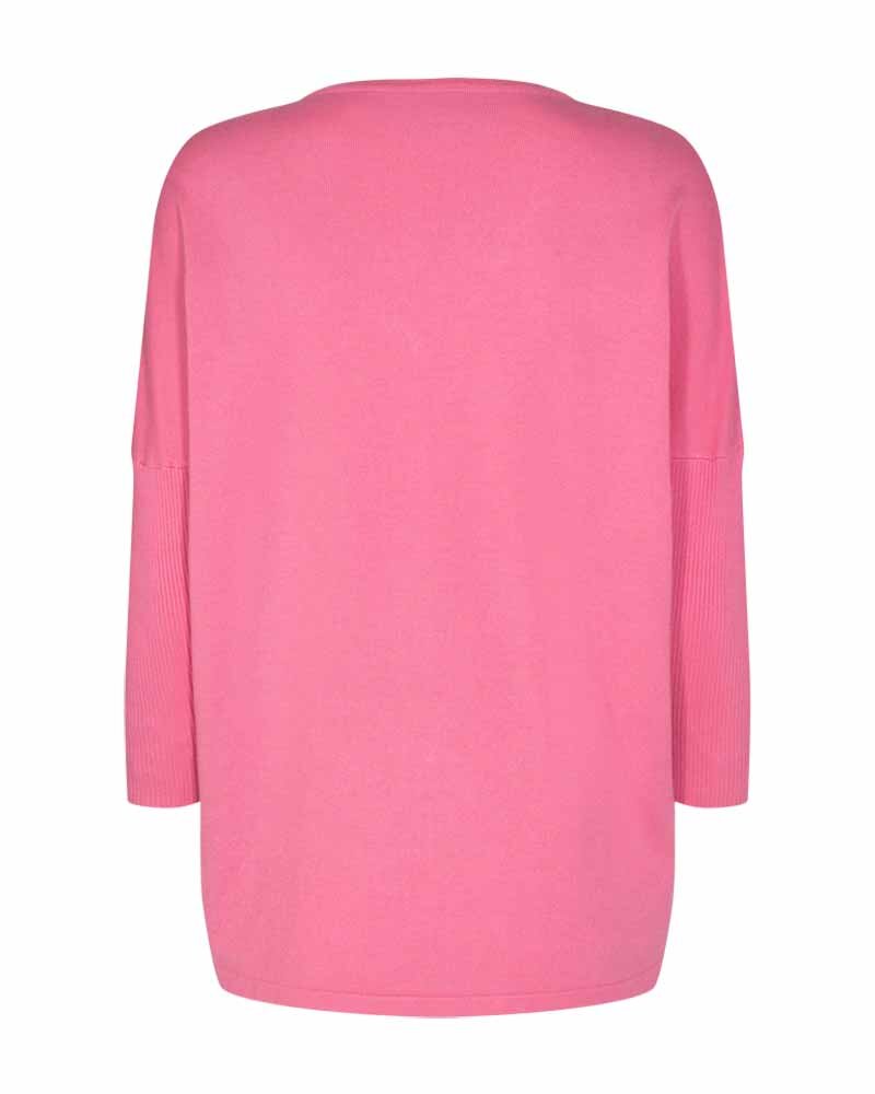 Jone V-Neck Sweater Women Aurora Pink - Freequent