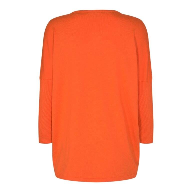 Freequent Jone V-Neck Sweater Women Flame - Freequent