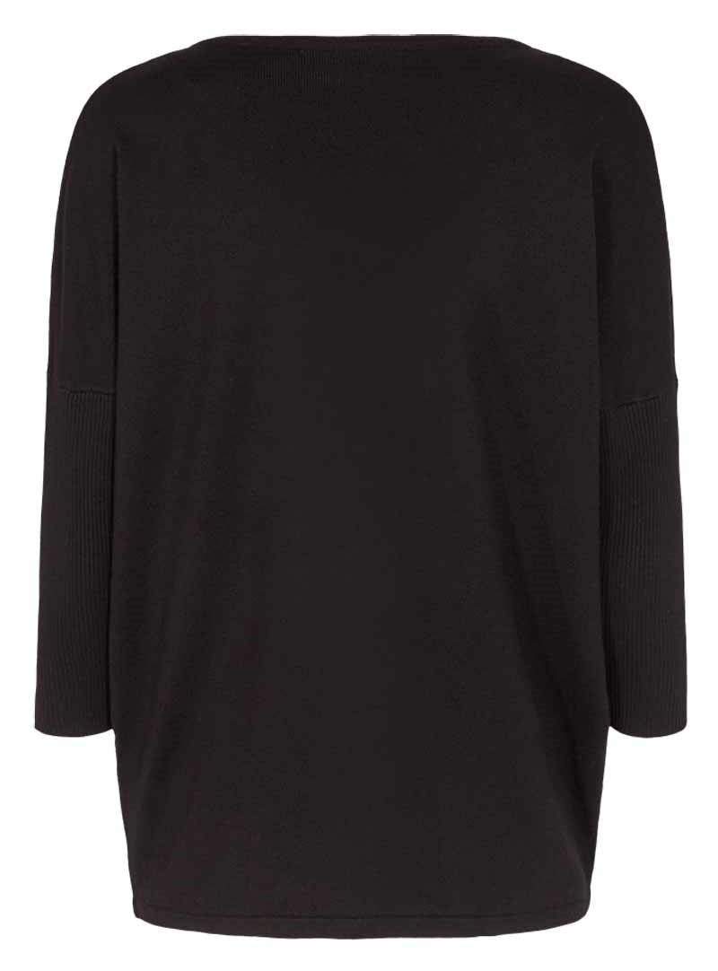 Freequent Jone V-Neck Sweater Women Black - Freequent