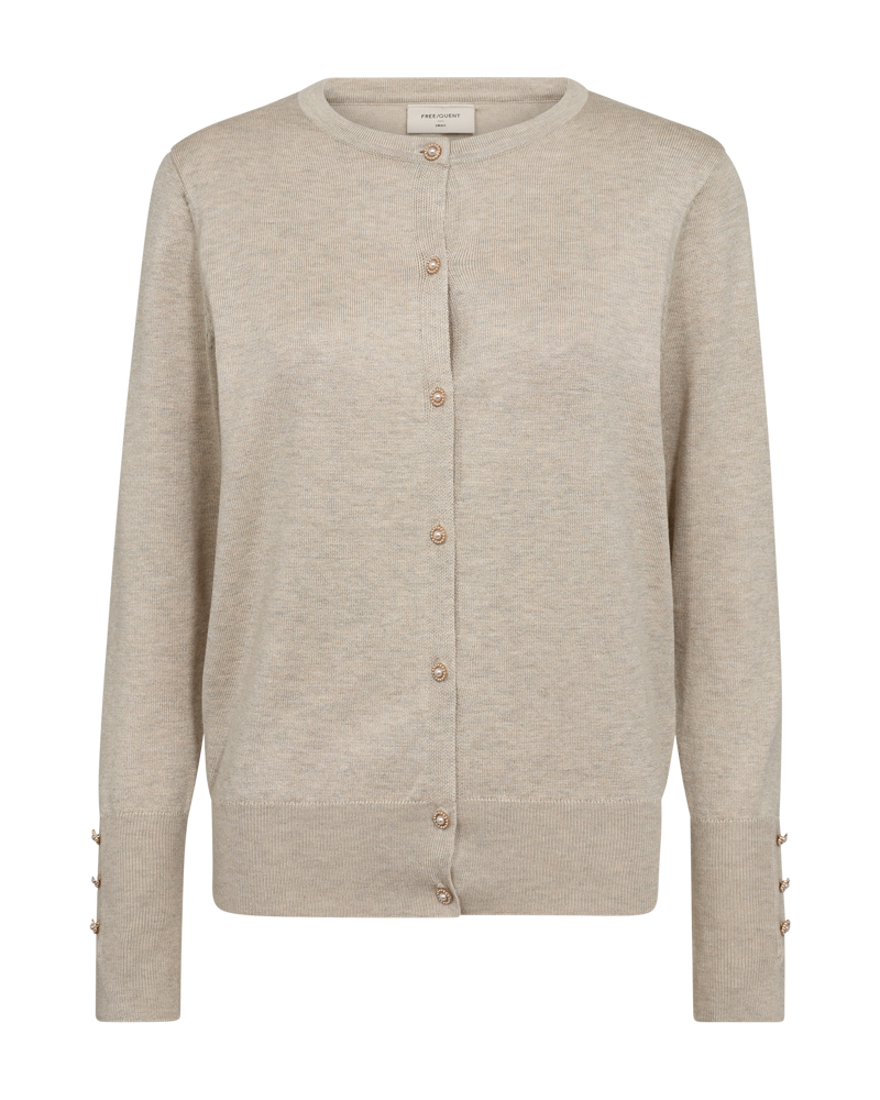 Katie Cardigan Dam Moonbeam Melange Freequent