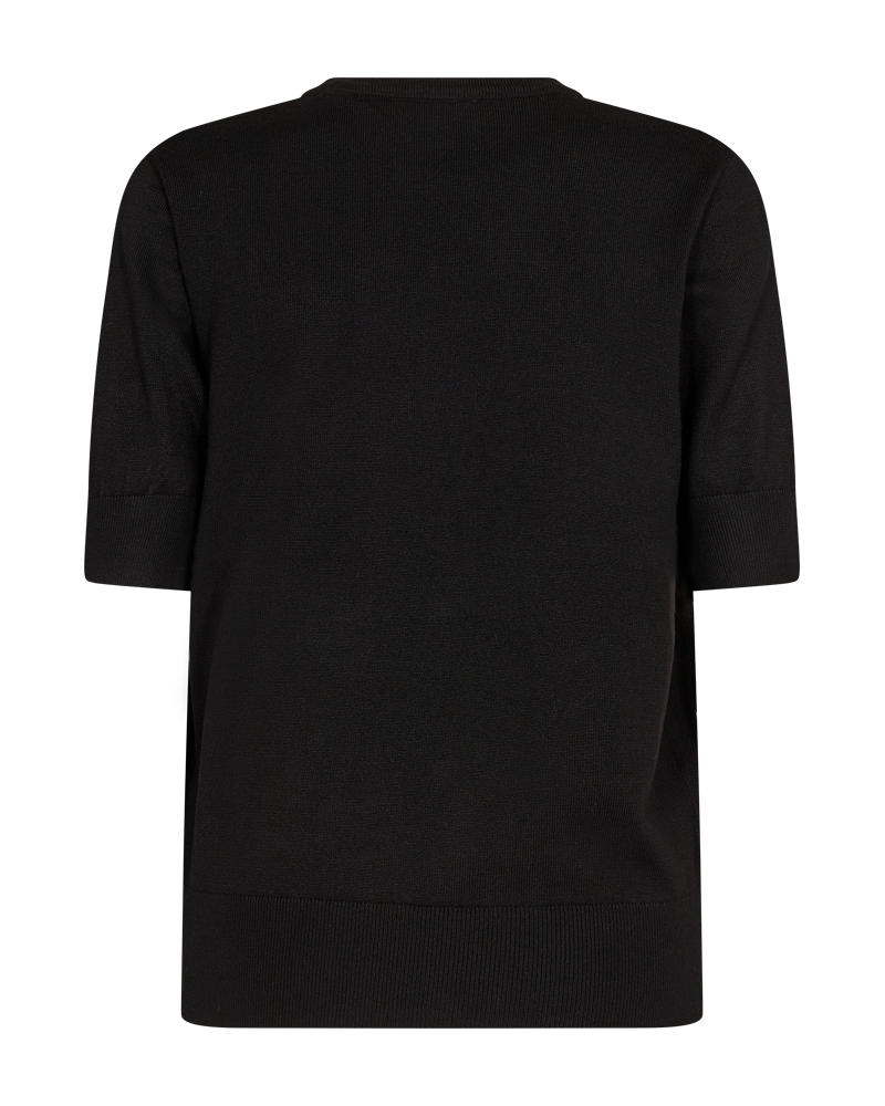 Katie Kortärmad Pullover Dam Black Freequent