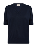 Katie Kortärmad Pullover Dam Navy Blazer Freequent