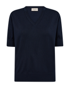 Katie Kortärmad Pullover Dam Navy Blazer Freequent