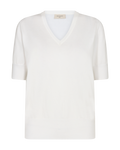 Katie Kortärmad Pullover Dam Off White Freequent