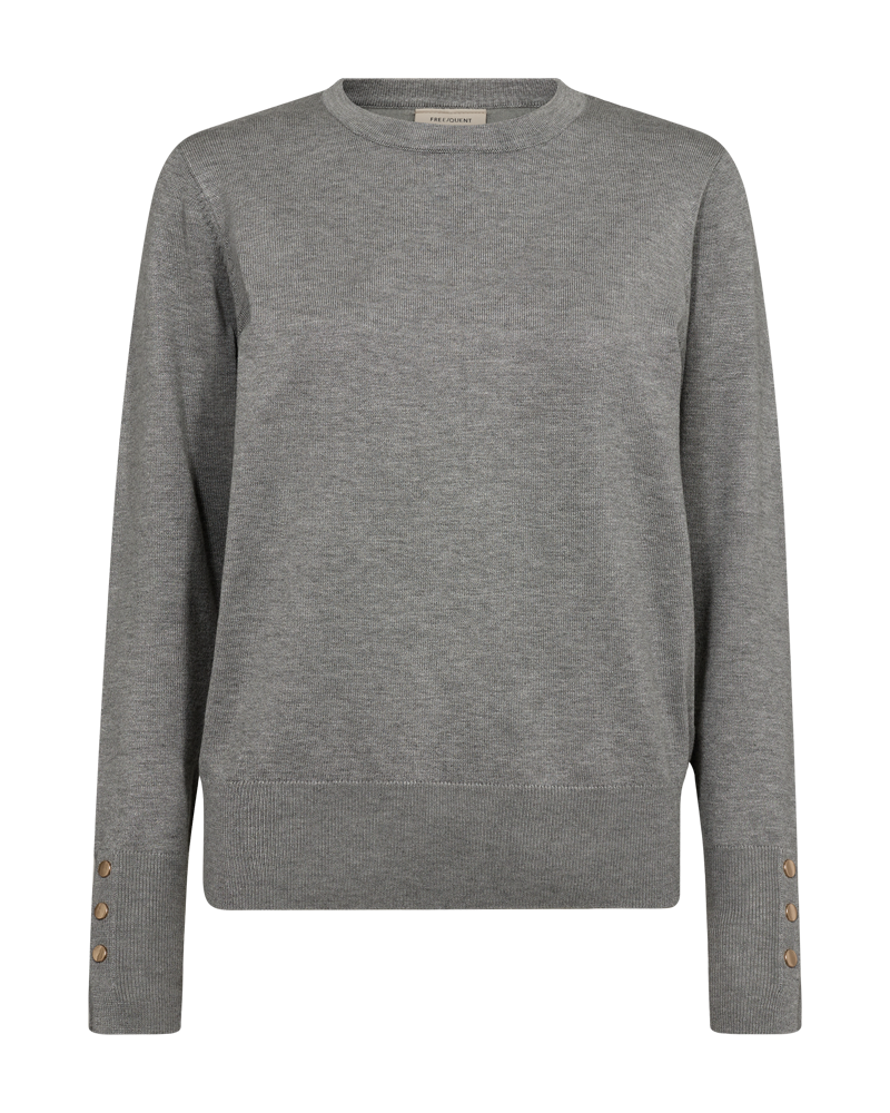 Katie Pullover Dam Medium Grey Mlg Freequent