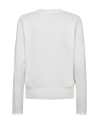 Katie Scallop Pullover Dam Star Off White Freequent