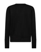 Katie V-ringad Pullover Dam Black Freequent