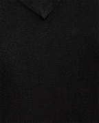 Katie V-ringad Pullover Dam Black Freequent