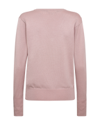 Katie V-ringad Pullover Dam Misty Rose Freequent