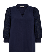 Lara Blus Dam Navy Blazer Freequent