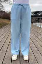 Lava Ankle Pant Women Chambray Blue Freequent