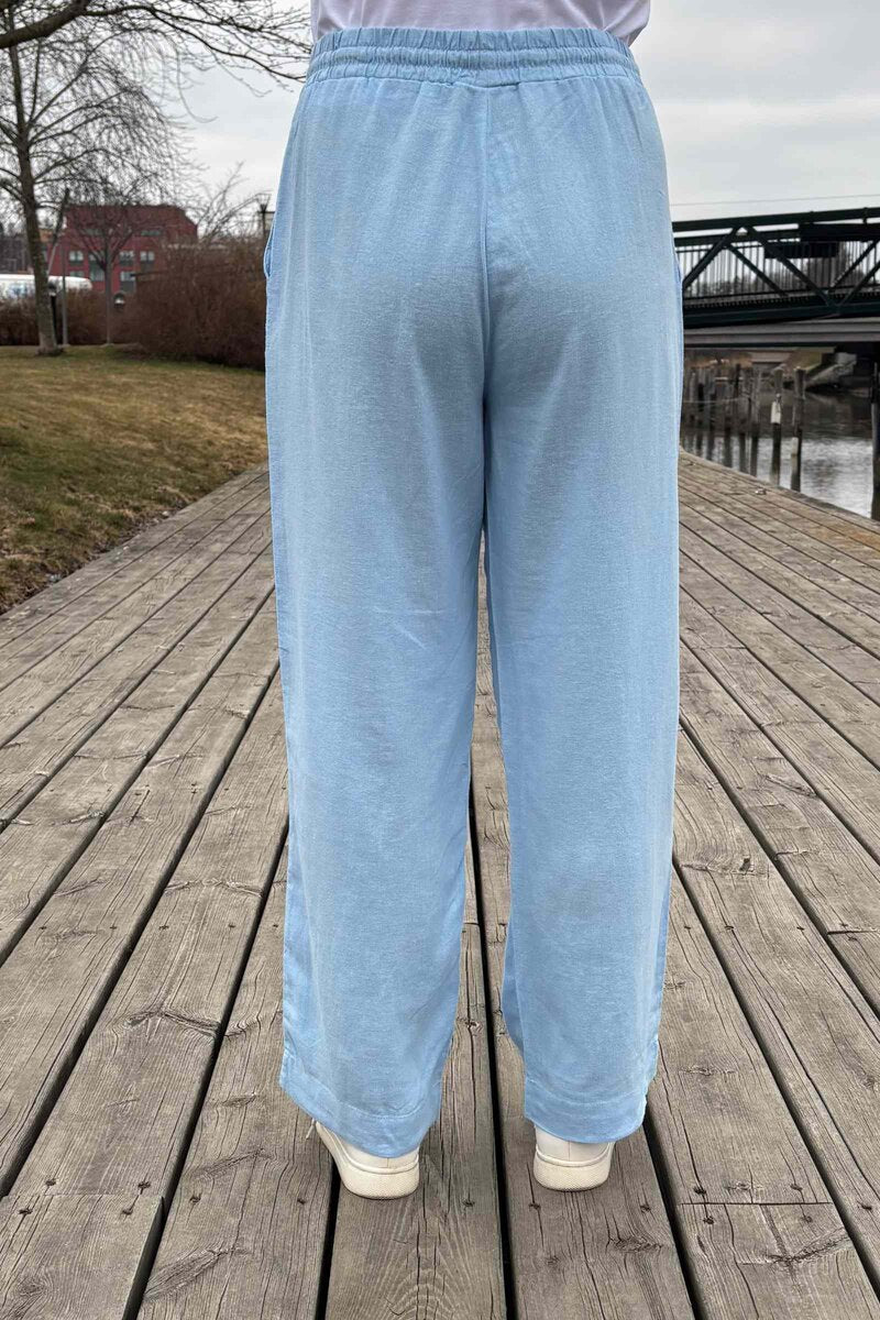 Lava Ankle Pant Women Chambray Blue Freequent