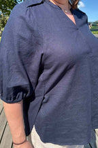 Lava Blus Dam Navy Blazer Freequent