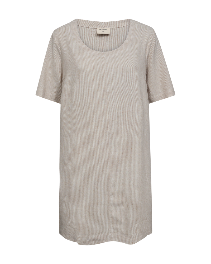Lava Klänning Dam Simply Taupe With Off White Freequent